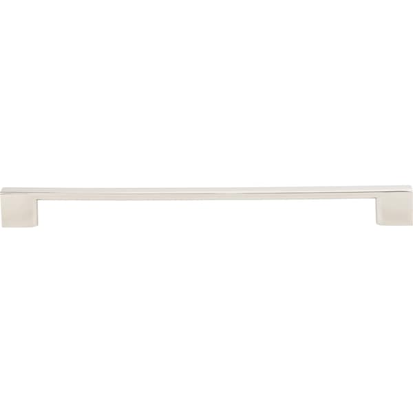 256 Mm Center-to-Center Polished Nickel Square Sutton Cabinet Bar Pull